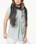 Cejon Orchid Bloom Ombre Chiffon Scarf by Vanessa Jane