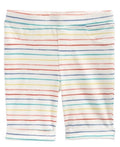 Epic Threads Toddler Girls Rainbow Striped Bermuda Shorts, Size 2T by Vanessa Jane