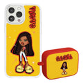 Bratz® Passion For Fashion HD Apple iPhone 14 Mag-Safe Phone Case and AirPods Pro Combo Package by Affinity Bands