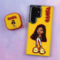 Bratz® Passion For Fashion HD Samsung Galaxy S22 Series and Buds Pro Combo Package by Affinity Bands