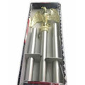 6-Foot Deluxe U.S. Flag Pole Set with Golden Eagle Top by Americana by DailySale