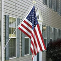 6-Foot Deluxe U.S. Flag Pole Set with Golden Eagle Top by Americana by DailySale