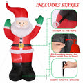 6 Ft. Santa Claus Inflatable Outdoor Decoration by DailySale