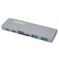 6-in-1 Type-C USB-C Hub Adapter Dual USB 3.0 Port Thunderbolt 3 by DailySale