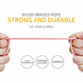 6-Pack: 10-Foot Braided Heavy-Duty Lightning Cables for Apple Devices by DailySale