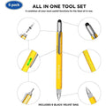 6-Pack: 6-in-1 Multi-Functional and Sturdy Aluminum DIY Tool by DailySale