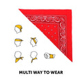 6-Pack: Bandanas - Navy, White & Red by DailySale