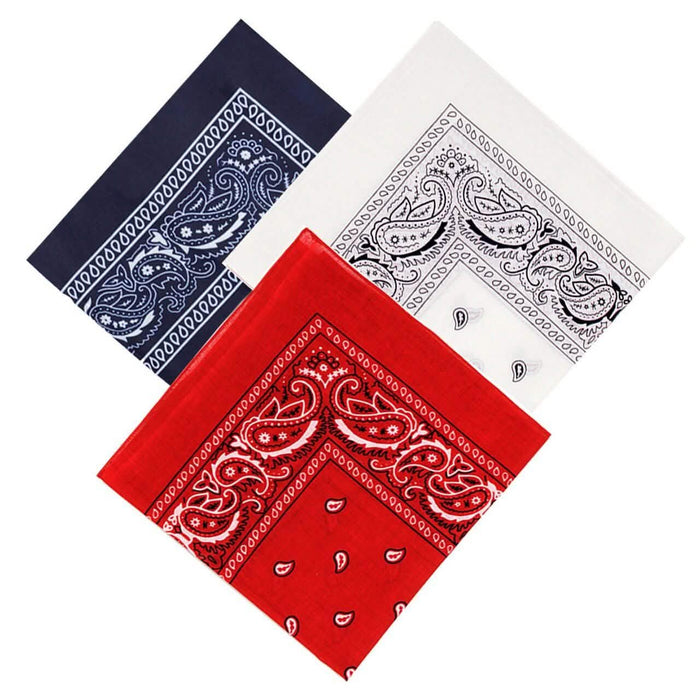 6-Pack: Bandanas - Navy, White & Red by DailySale