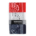 6-Pack: Bandanas - Navy, White & Red by DailySale