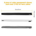 6-Pack: Cable Sleeve Wrap Cover by DailySale