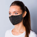 6-Pack: Celebrity Bling Holiday Rhinestone Washable Face Mask by DailySale