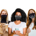 6-Pack: Celebrity Holiday Bling Rhinestone Face Mask by DailySale