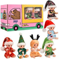 6-Pack: Christmas-Themed Mini Reborn Youngsters Dolls by DailySale