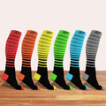 6-Pack: DCF Unisex Striped Compression Socks by DailySale