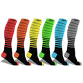 6-Pack: DCF Unisex Striped Compression Socks by DailySale