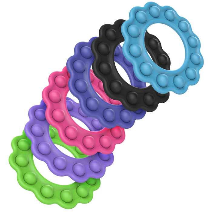 6-Pack: Flower Pop It Fidget Toy by DailySale