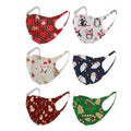 6-Pack: Fun Designed Holiday Themed Reusable Face Masks by DailySale