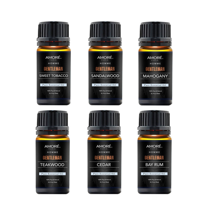 6-Pack: Gentlemen's 10ml Premium Grade Fragrance Essential Oil Gift Set by DailySale
