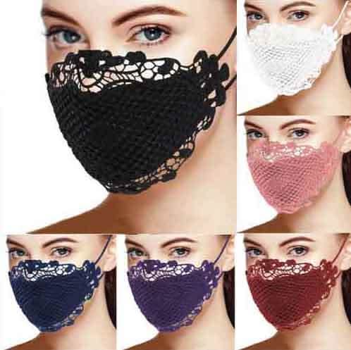 6-Pack: Gorgeous Lace Face Mask by DailySale