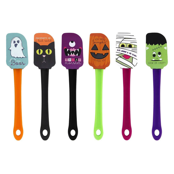 6-Pack: Halloween Every Day Use Kitchen Silicone Spatulas Set by DailySale