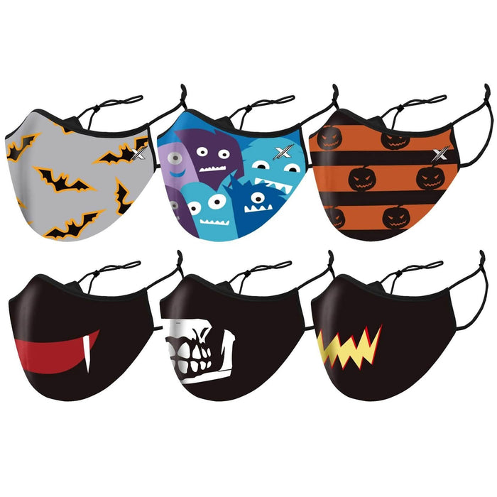 6-Pack: Halloween Two-Layer Special Reusable Face Mask with Adjustable Earloop by DailySale