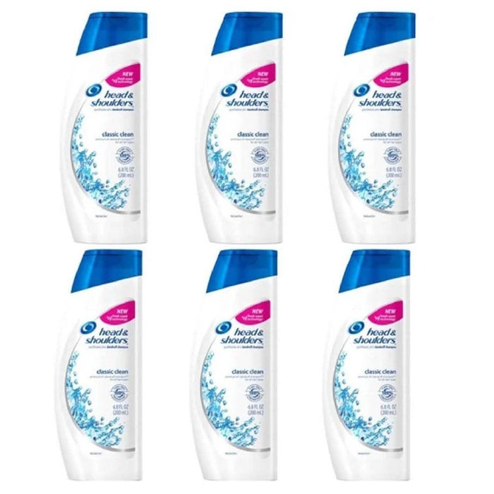 6-Pack: Head and Shoulders Classic Clean Shampoo by DailySale