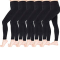 6-Pack: Hot Women’s Fleece Lined Leggings High Waist Soft Stretchy Warm Leggings by DailySale