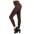 6-Pack: Hot Women’s Fleece Lined Leggings High Waist Soft Stretchy Warm Leggings by DailySale
