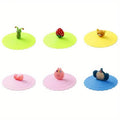 6-Pack: Leak-proof and Dustproof Silicone Cup Cover for Ceramic Tea Cups and Water Cups by DailySale