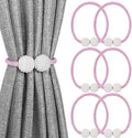 6-Pack: Magnetic Curtain Tiebacks, Decorative Curtain Holdbacks by DailySale