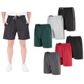 6-Pack: Men’s Active Woven Shorts with Zipper Pocket by DailySale