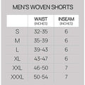 6-Pack: Men’s Active Woven Shorts with Zipper Pocket by DailySale