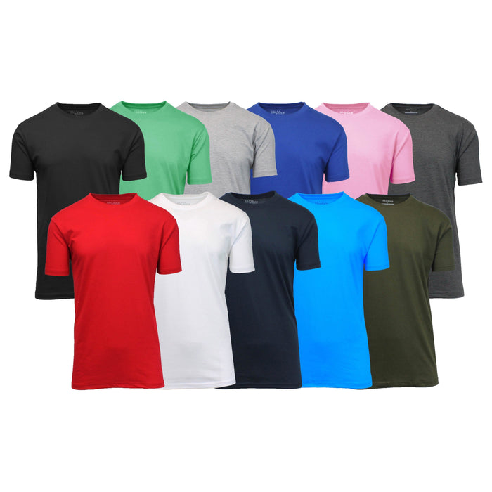 6-Pack: Men's Assorted Short Sleeve Crew Neck Tees by DailySale