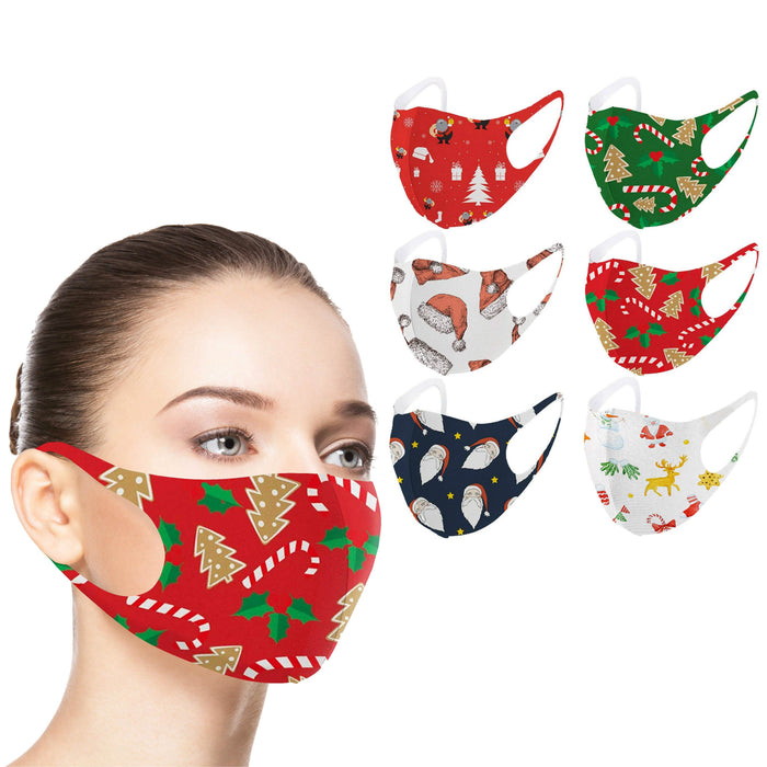 6-Pack: Reusable Holiday-Themed Face Masks by DailySale