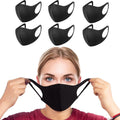 6-Pack: Reusable Washable Non-Medical Black Masks by DailySale