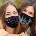 6-Pack: Rhinestone Holiday Bling Face Mask by DailySale