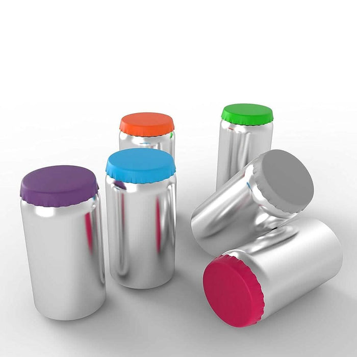 6-Pack: Silicone Can Lids Fits Standard Soda Cans by DailySale