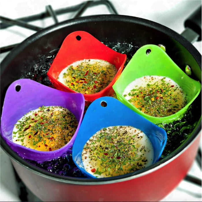 6-Pack: Silicone Egg Poachers by DailySale