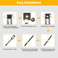 6-Pack: Solar Powered Stake Light IP65 Waterproof Auto On Off by DailySale