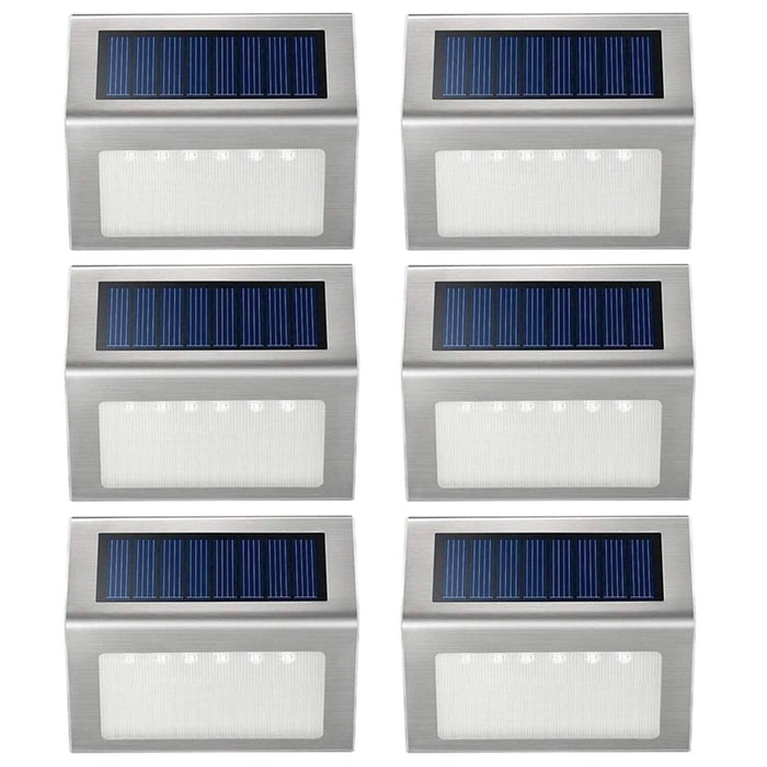 6-Pack: Solar Step Lights by DailySale