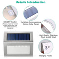 6-Pack: Solar Step Lights by DailySale