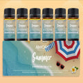 6-Pack: Summer Vibe Fresh Scented Aromatherapy Essential Oil For Diffusers Humidifiers by DailySale