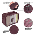 6-Pack: Travel Storage Bag Set Packing Cube Organizer by DailySale