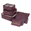 6-Pack: Travel Storage Bag Set Packing Cube Organizer by DailySale