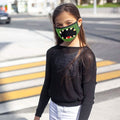 6-Pack: Two-Layer Reusable Halloween Kids Face Mask With Adjustable Earloop by DailySale