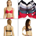 6-Pack: Unibasic Women Full Cup Comfort Breathable Cotton Bra - Assorted Sizes by DailySale