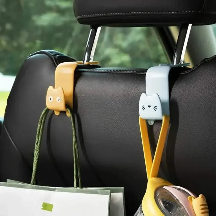6-Pack: Universal Car Seat Hanger Hooks Cute Cartoon Double-hook by DailySale