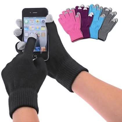 6-Pair: Smartphone Touchscreen Gloves in Pink by DailySale