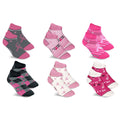 6-Pairs: Breast Cancer Awareness Ankle Compression Socks by DailySale