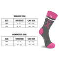 6-Pairs: Breast Cancer Awareness Crew Length Everyday Wear Compression Socks by DailySale